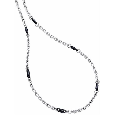 Collar Zancan Hombre in Plata EXC381-N - EXC381-N